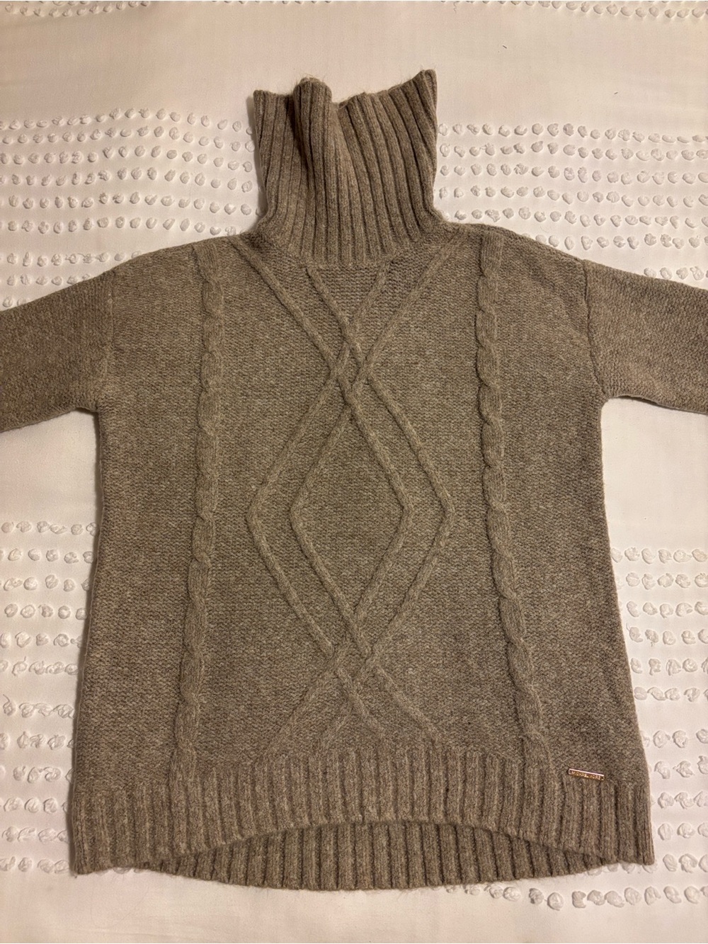 Michael Kors Turtleneck Cable Knit Sweater
